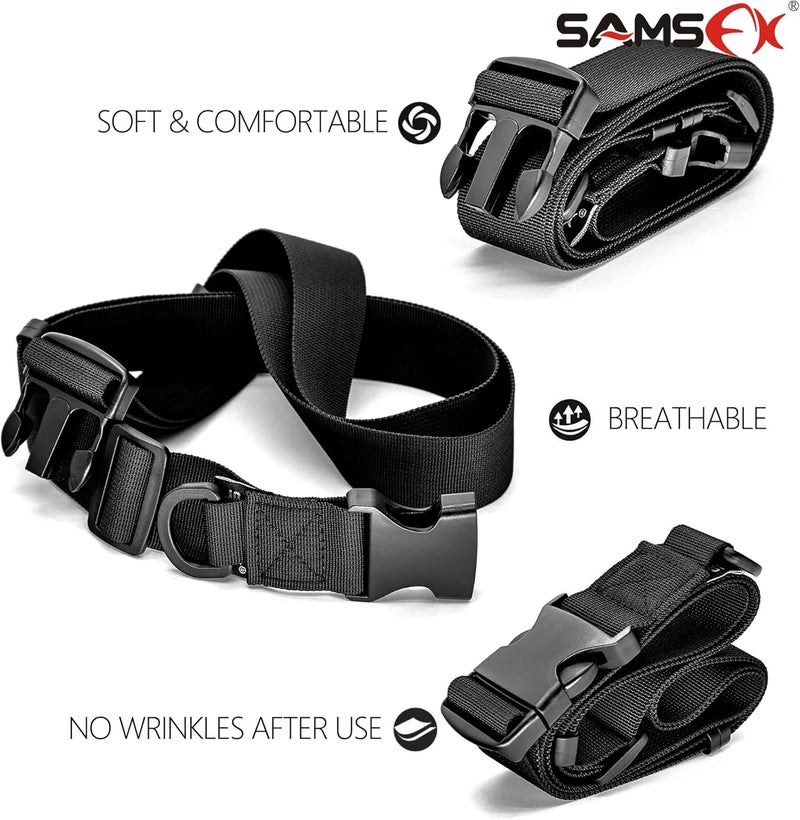 SAMSFX Adjustable Fishing Wader Belt Wading Belts for Surf Casting Kayak Fishing Accessories Waders Straps - Image 3